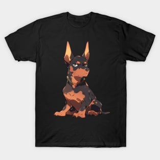 Natural Ear Doberman T-Shirt